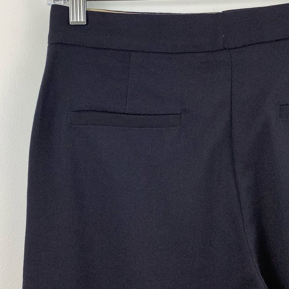 NWT Massimo Dutti Button Detail Trousers in Navy Blue - Picture 6 of 7